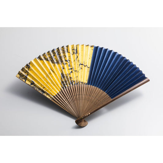 <Hakuichi> Kanazawa leaf folding fan Seiki Hakubi