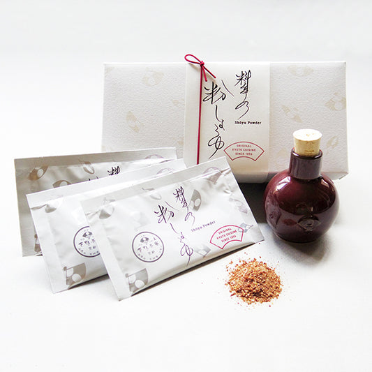 <Shimogamo Saryo> Powder soy sauce gift specification of Japanese restaurant